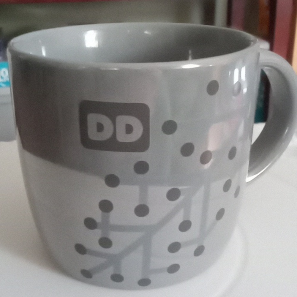 Dunkin Donuts Holiday Holly mug